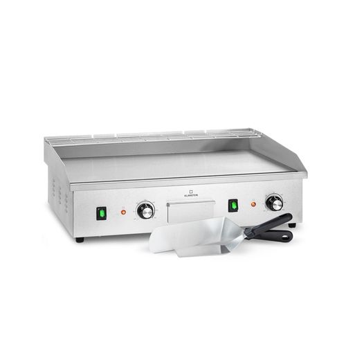 Grillmeile 4400 Elektrogrill Plancha 2x2200W Grillplatte Edelstahl