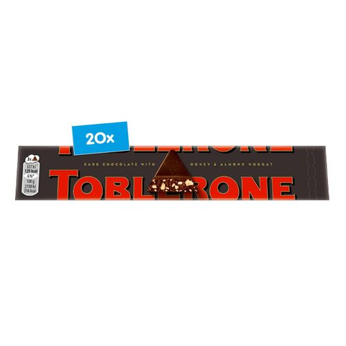 Toblerone Dunkel 100 g, 20er Pack