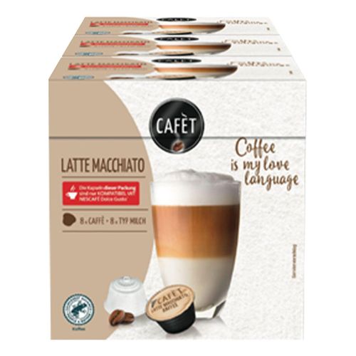 Cafet Dolce Gusto Latte Macchiato Kapseln 194,4 g, 3er Pack