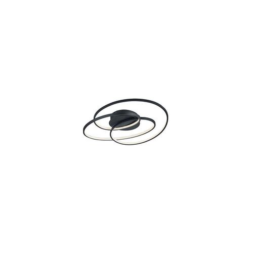 Trio Lighting Led Deckenlampe Gale Hängelampe Lampe Leuchte 60 Cm Schwarz Matt