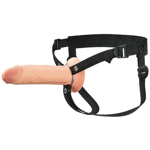 Penishülle „Hollow Silicone Strap-on“ mit Umschnallgurt