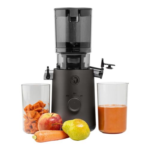 CHEF CUISINE International Slow Juicer | Entsafter, 150 W, Große Öffnung für ganze Früchte, 1 L Behälter, austauschbare Siebe, für Saft und Smoothies