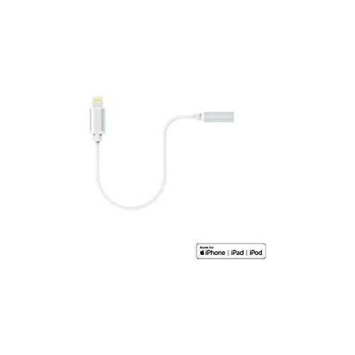 XLAYER 214355 1 x Apple Lightning Stecker auf 1 x 3,5 mm Klinkenadapter Weiß