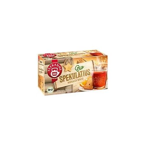 TEEKANNE Früchtetee Bio Spekulatius Fruchtig, Süß 18 Beutel à 2,25 g