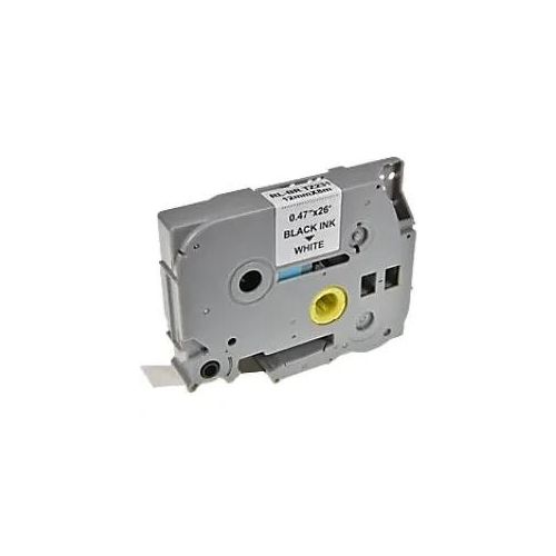 P-touch Beschriftungsband Kompatibel Brother TZe-231 5BRT231-WT Haftend Schwarz auf Weiß 12 mm x 8 m Image