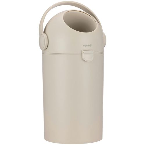 My Baby Lou Windeleimer , Beige , Kunststoff , 55 cm , mit Deckel , Pflegen, Wickeln, Windeleimer