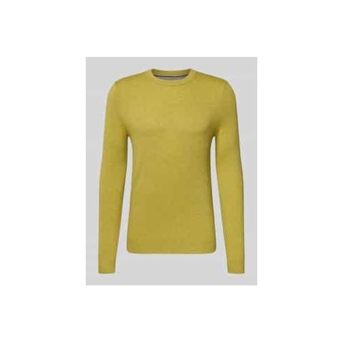 Strickpullover aus Woll-Mix mit Kaschmir-Anteil