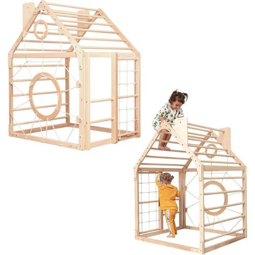 Klettergerüste Haus Indoor-Spielplatz Spielhaus aus Holz
