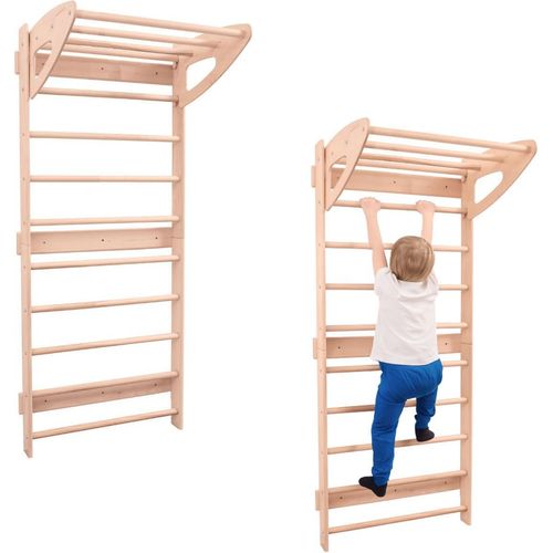 Klettergerüste Sprossenwand aus Holz Light XL - Holz