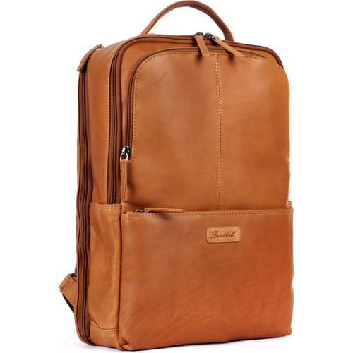 Benthill Rucksack Echt Leder - Kurierrucksack Fahrradrucksack Trekkingrucksack - Damen Herren Rucksack - Lederrucksack