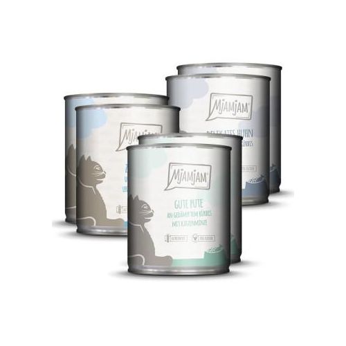 MjAMjAM Nassfutter Katze Adult, Mixpaket 6x800 g Mixpaket 2