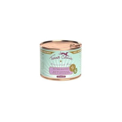 Terra Canis Getreidefrei Adult Wild mit Kartoffeln, Apfel und Preiselbeeren 12x200 g