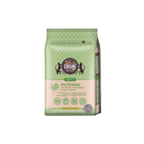 Kitty's Cuisine Trockenfutter Katze Adult Putenliebe mit delikatem Putenkeulenfleisch, Sanddorn und Spirulina 2 kg