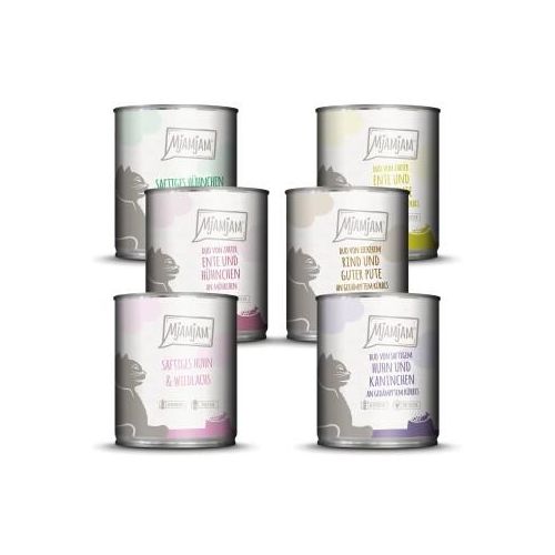 MjAMjAM Nassfutter Katze Adult, Mixpaket 6x800 g Mixpaket 1
