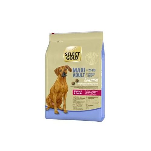 SELECT GOLD Sensitive Trockenfutter Hund Adult Maxi Pferd und Tapioka 4 kg