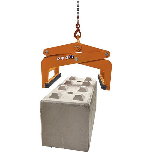 Eichinger Quaderzange, Öffnungsweite 600 mm, Tragfähigkeit 2500 kg