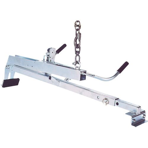 Eichinger Bordsteinversetzzange, Greifbereich 900 - 1100 mm, Tragfähigkeit 250 kg, verzinkt