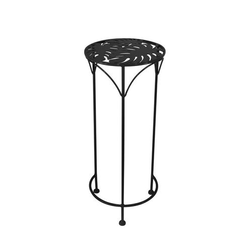 Pflanztisch , Schwarz , Metall , Uni , 57 cm , Gartenzubehör, Hochbeete