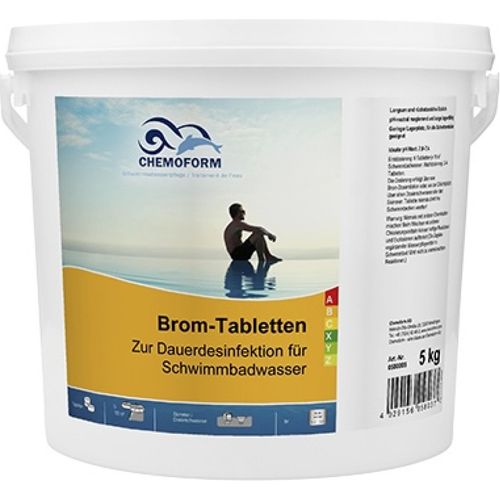 Chemoform Brom-Tabletten 20 g Desinfektion ohne Chlor Bromtabletten 5 kg