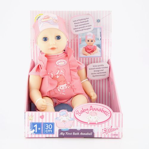 Rosafarbene Mein erstes Bad-Annabell-Puppe