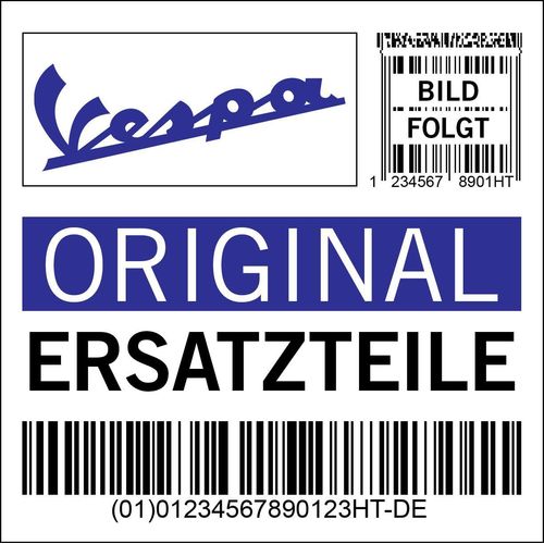 Kennzeichenträger Vespa Kennzeichenhalter, rot, YR1 rot chianti 102/A, USA, 65673100YR1