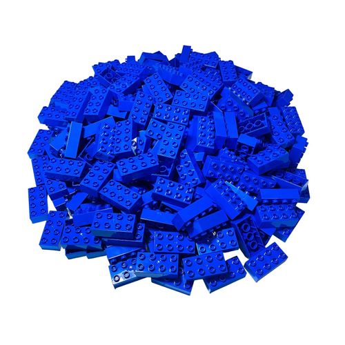 LEGO® DUPLO® 2x4 Steine Bausteine Blau - 3011 - Teile 100x