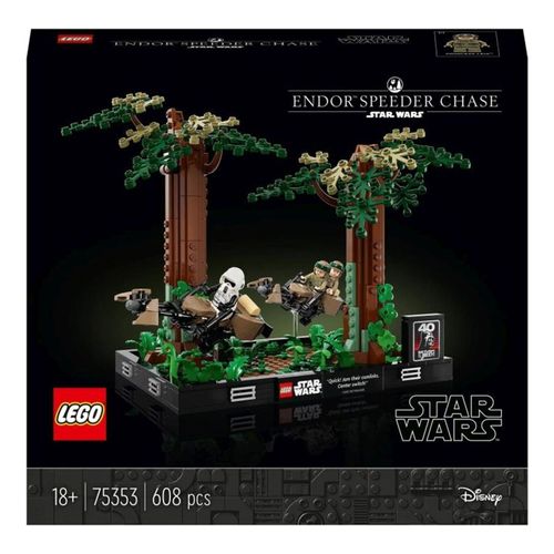 LEGO® Star Wars™ Verfolgungsjagd auf Endor™ – Diorama