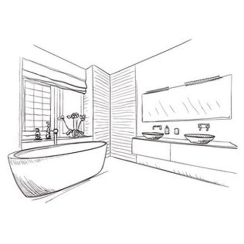 Duka Abtropfdichtung mit Abrisslinie Rund gebogen ESG 6 mm 1000 mm