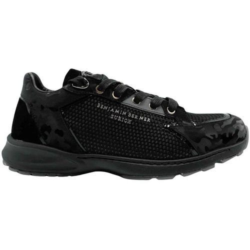 BENJAMIN BERNER Low-Top Sneaker - Black Reflective Camouflage Sneakers - Gr. 43 (EU) - in Schwarz - für Damen Image