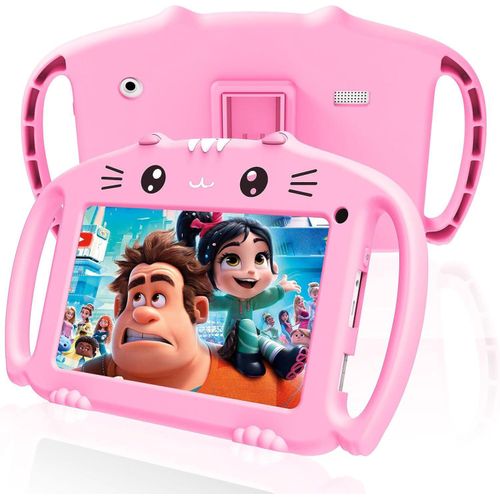 Kinder Tablet Android mit WiFi 32GB ROM Dual Kamera Kindersicherung Kinder Tablet von 3 Jahren bis 14