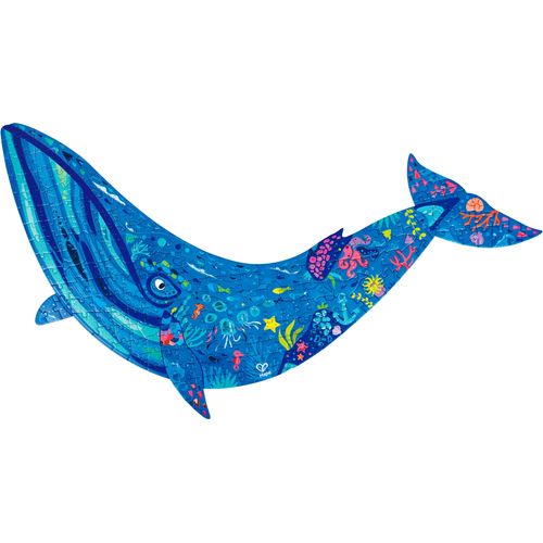 Konturenpuzzle HAPE "Meerestiere", bunt, Puzzles, KinderB:100cm T:58cm, Papier, Pappe, B:100cm T:58cm