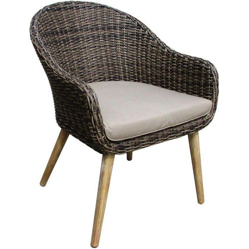 Stuhl PREROW-120 mit Auflage, 2er Set B/H/T ca. 70x87x65cm