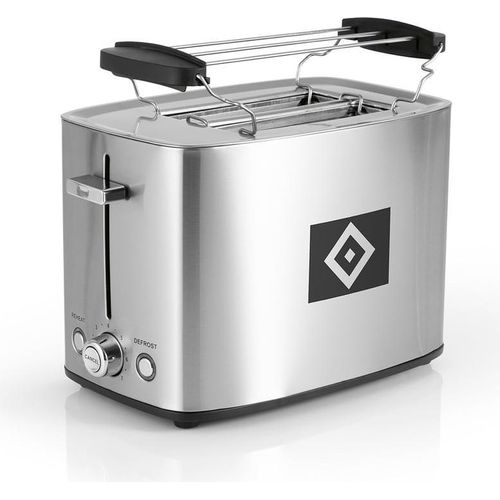 HSV Toaster 800W Edelstahl mit Logo