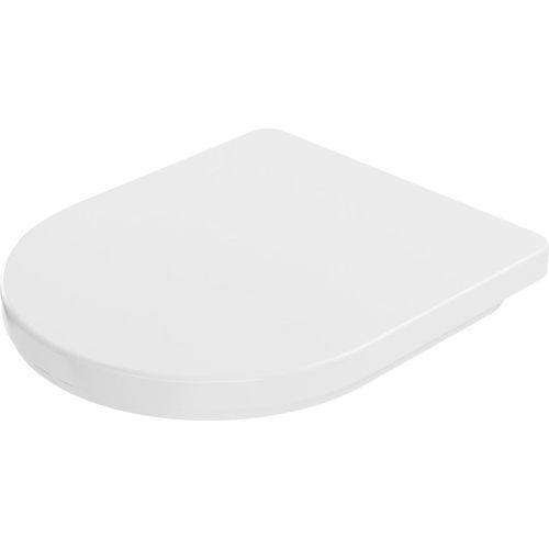 VIGOUR Clivia Plus WC-Sitz WC-Brille barrierefrei Toilettensitz Klobrille Duroplast behindertengerechte, weiß