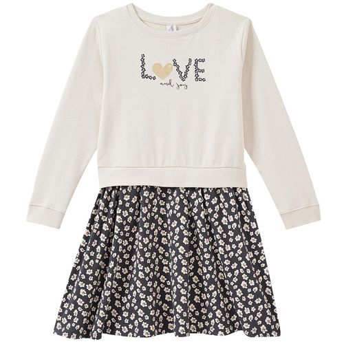 Mädchen Kleid im Layer-Look