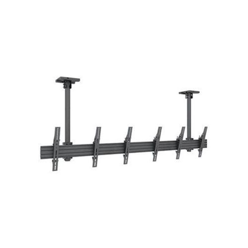 Multibrackets PRO Series mounting kit - tilt - for 3 flat panels - black - Max 90 kg - recommended for 65"
