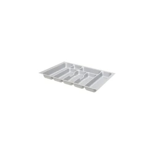 Besteckeinsatz OPTIFIT, grau, B:53,4cm H:5cm T:36,8cm, Schubladeneinsätze, Besteckeinsatz, Breite 60 cm, passend für Schubkästen der Serien Odense und Leer