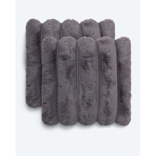 Dekokissen in Kaninchenfell-Optik, 2 Stück Image