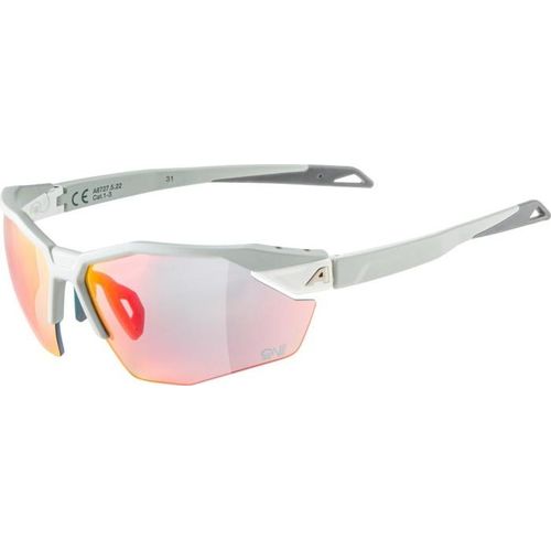 Alpina Twist Six S HR QV Sportbrille smoke-grey matt/quattro/variofl.mirror+ rainb. one size