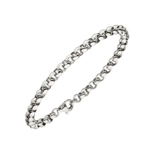 Silberarmband JOBO, silber (silber 925), Armbänder, Damen, 19cm, Silber 925 (Sterlingsilber), Erbsarmband 925 Silber 19 cm