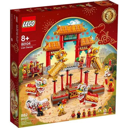 LEGO Chinese Festivals Löwentanz - 80104, Bausatz, 8 Jahr(e), 882 Stück(e)