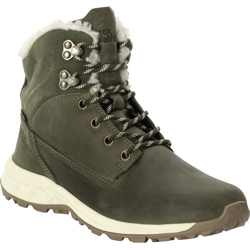 Jack Wolfskin Queenstown City Texapore Mid Damen Winterstiefel Winterschuhe wasserdicht grün 39