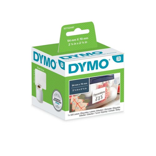 Original Dymo S0722440 (99015) Etikett 320x (54mm x 70mm)