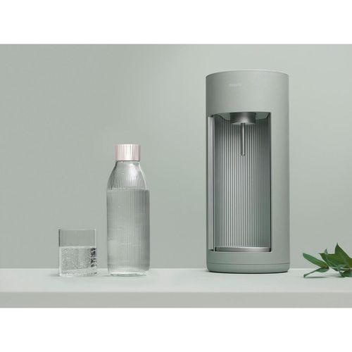mysoda Wassersprudler Glassy Pigeon , Salbeigrün , Metall, Kunststoff, Holzwerkstoff , 44.4 cm , Küchengeräte, Wasseraufbereitung, Wassersprudler