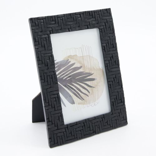 Schwarzer Bilderrahmen 10x15cm