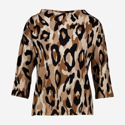 Mehrfarbiges Oberteil mit Aniamalprint