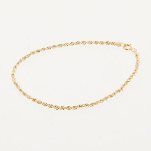 Armband aus 375er Gold in Seilform