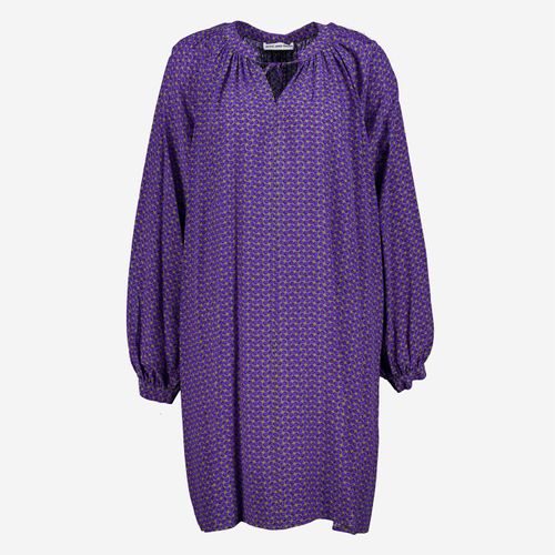 Violettes Cynthia Kleid mit Muster