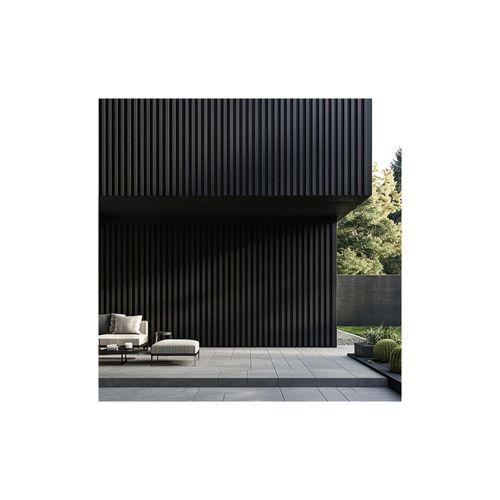 WPC Fassadenverkleidung DUVAR - Anthrazit, 2m²