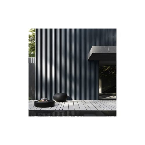 WPC Fassadenverkleidung DUVAR - Hellgrau, 10m²
